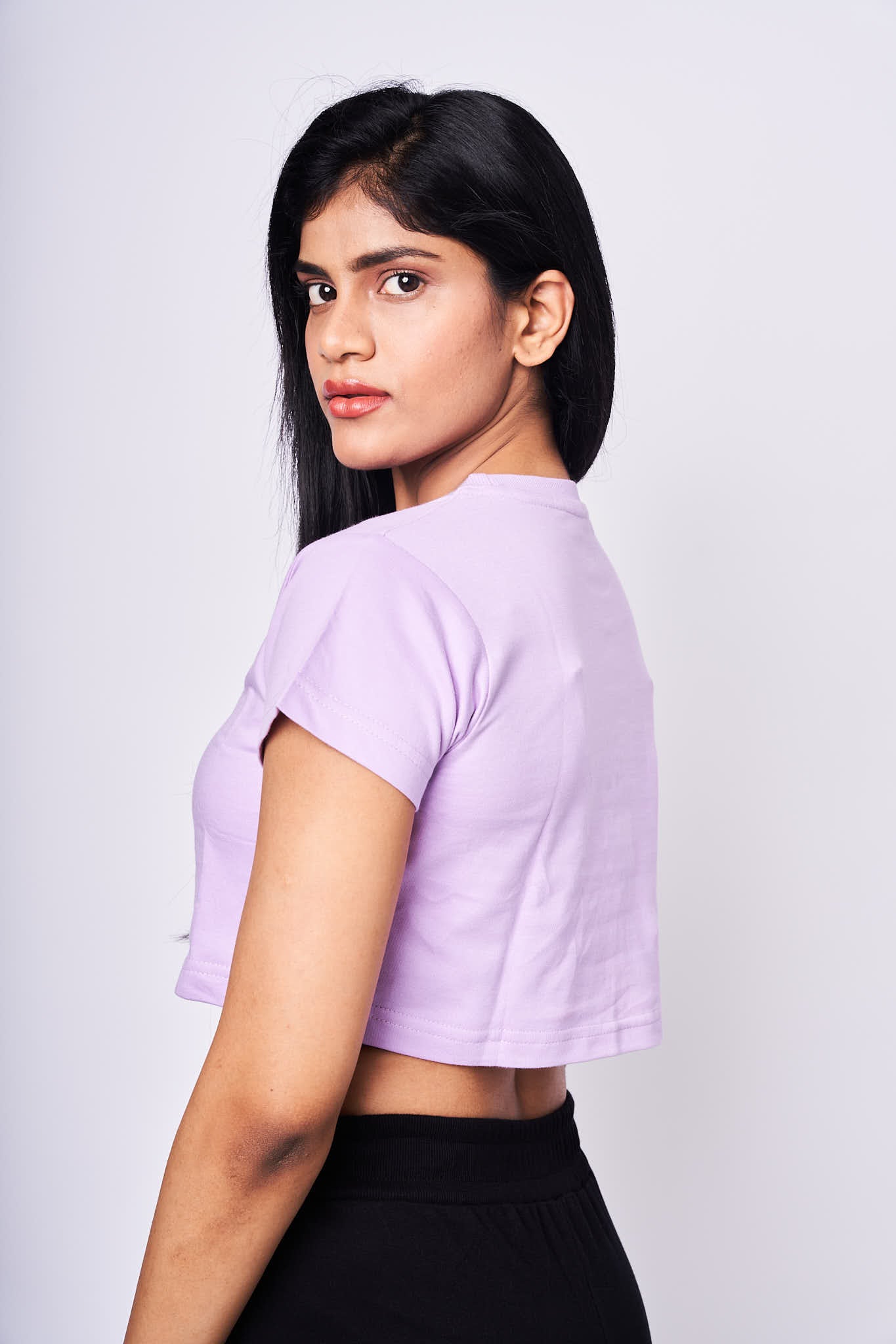 LAVENDER CROPTOP