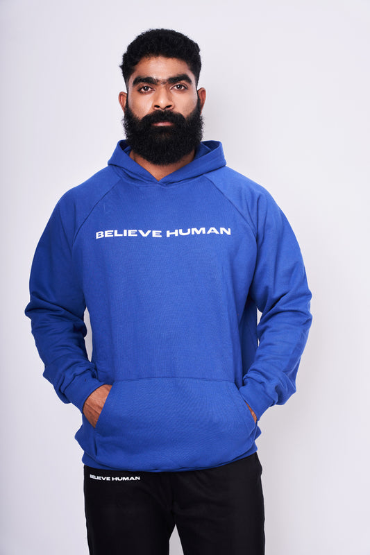 BELIEVEHUMAN BLUE HOODIE